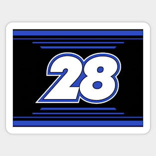 Kyle Sieg #28 2024 NASCAR Design Sticker